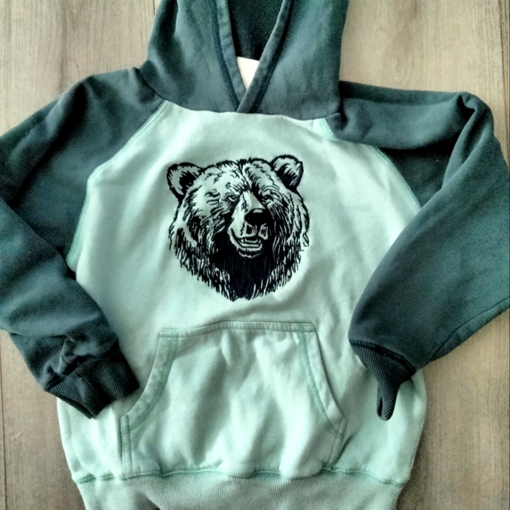 Gymboree Vintage Sweatshirt Fall/winter Bear face VGUC